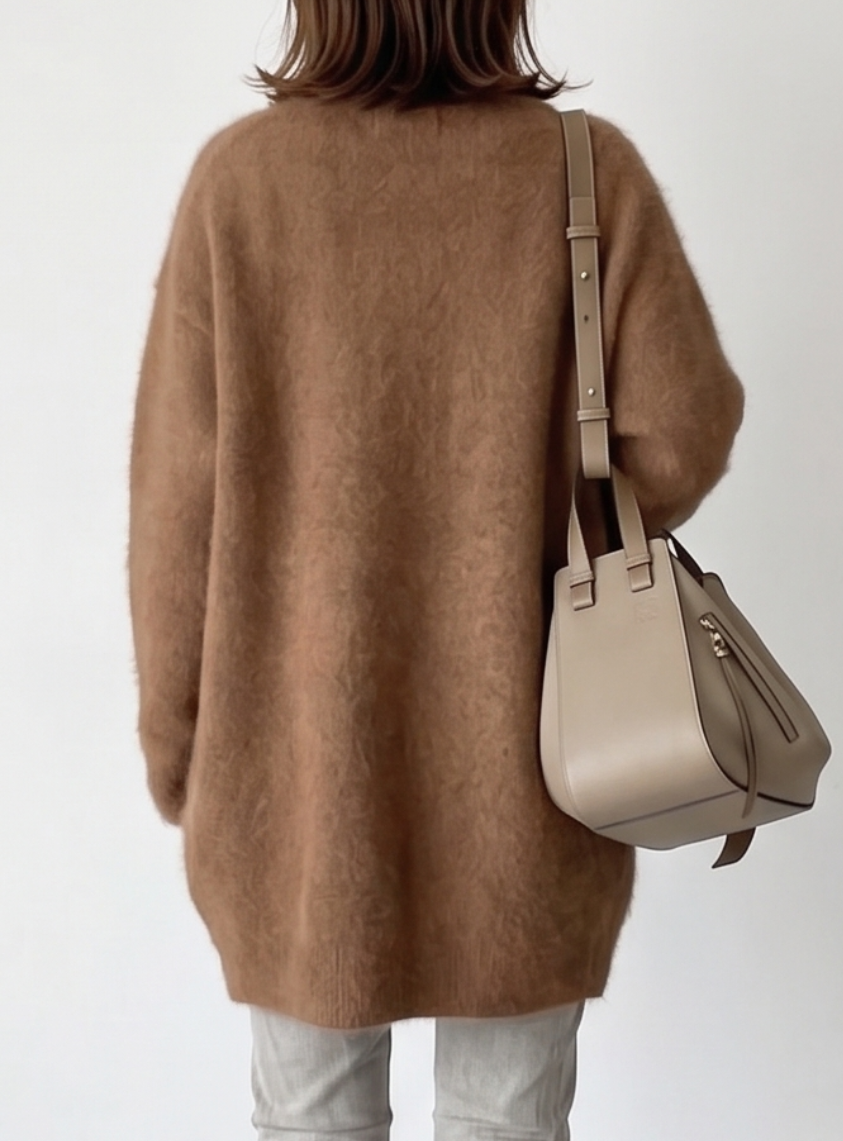 CHARLOTTE | Long cashmere cardigan