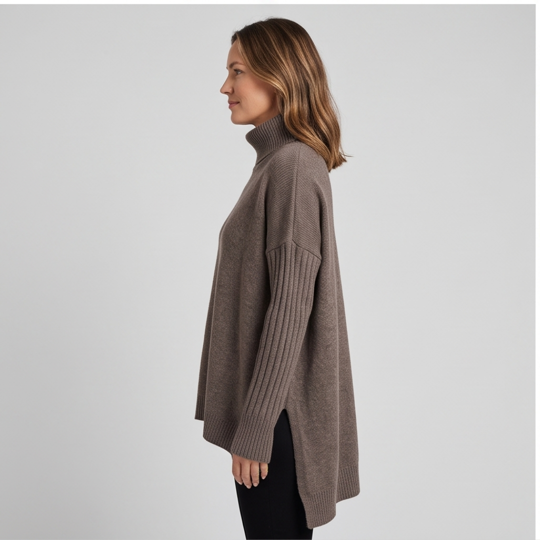 JANA | Turtleneck jumper with loose fit