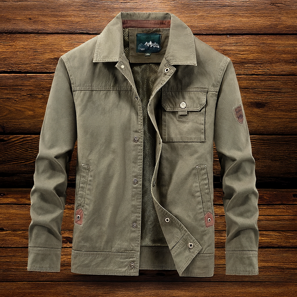CALDWELL | Field jacket with snap-up closure