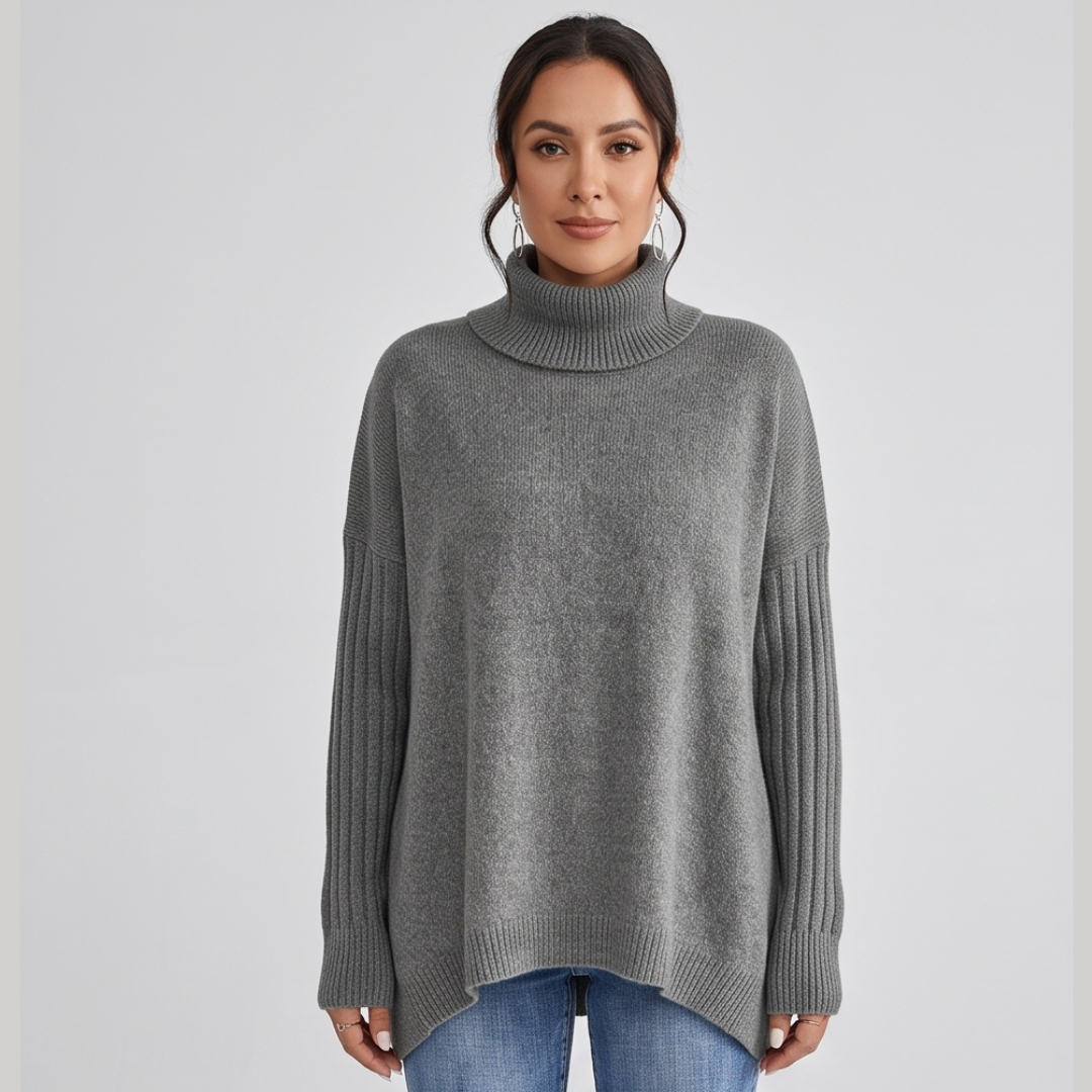 JANA | Turtleneck jumper with loose fit