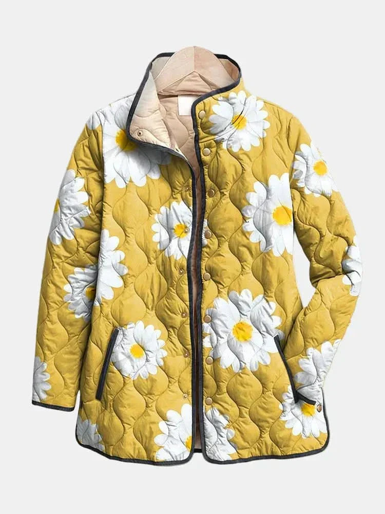 MIRA | Quilted jacket with floral print
