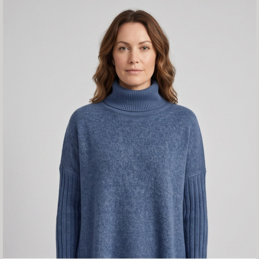 JANA | Turtleneck jumper with loose fit
