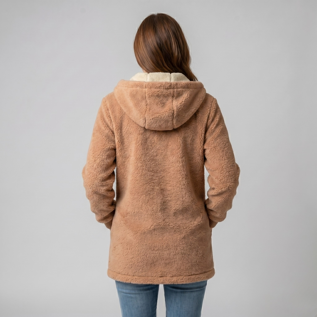 PHOEBE | Fleece jacket with hood