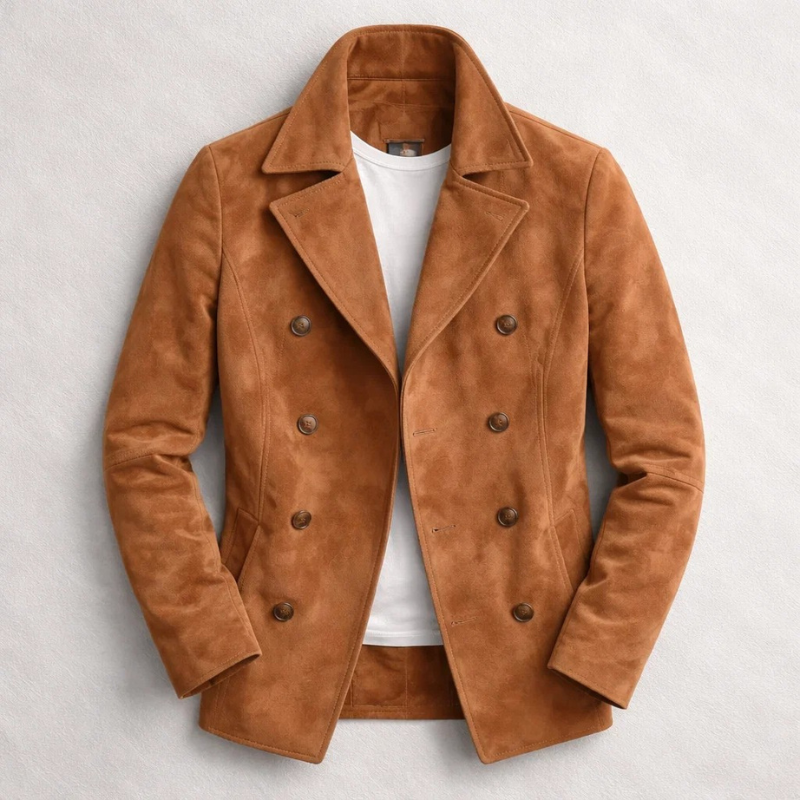 ASHFORD | Naval coat with double-breasted front