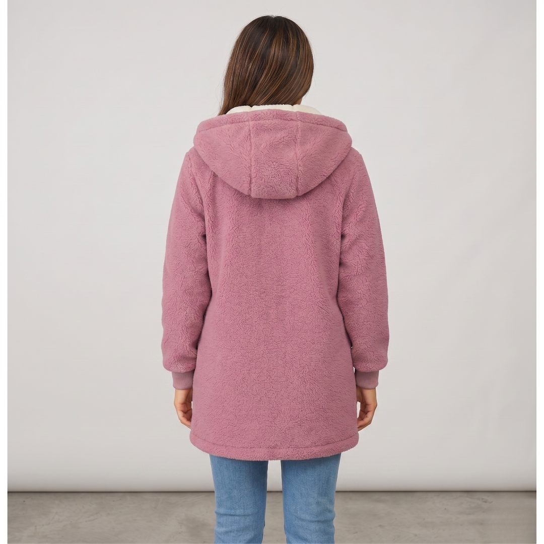 PHOEBE | Fleece jacket with hood