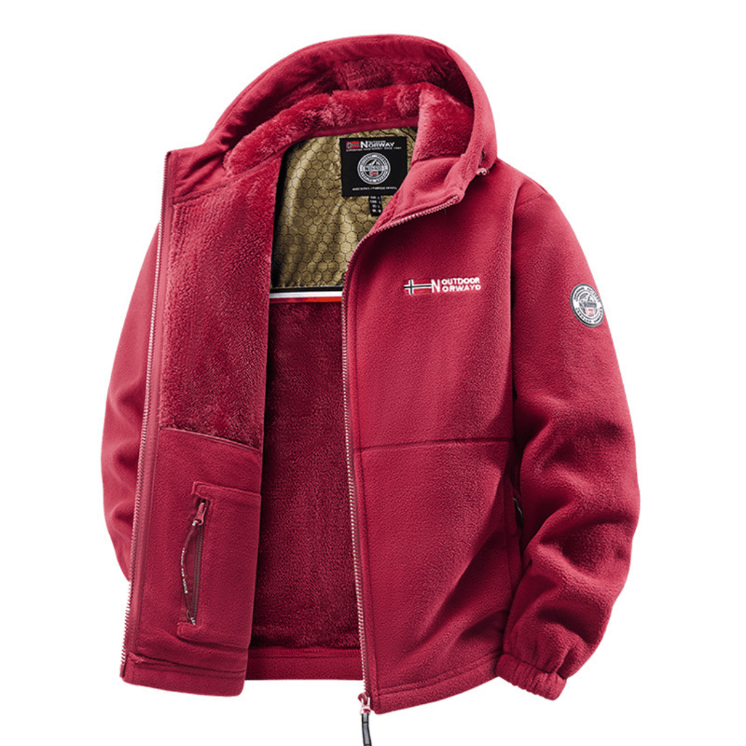 ASHWICK | Fleece jacket with quilted lining