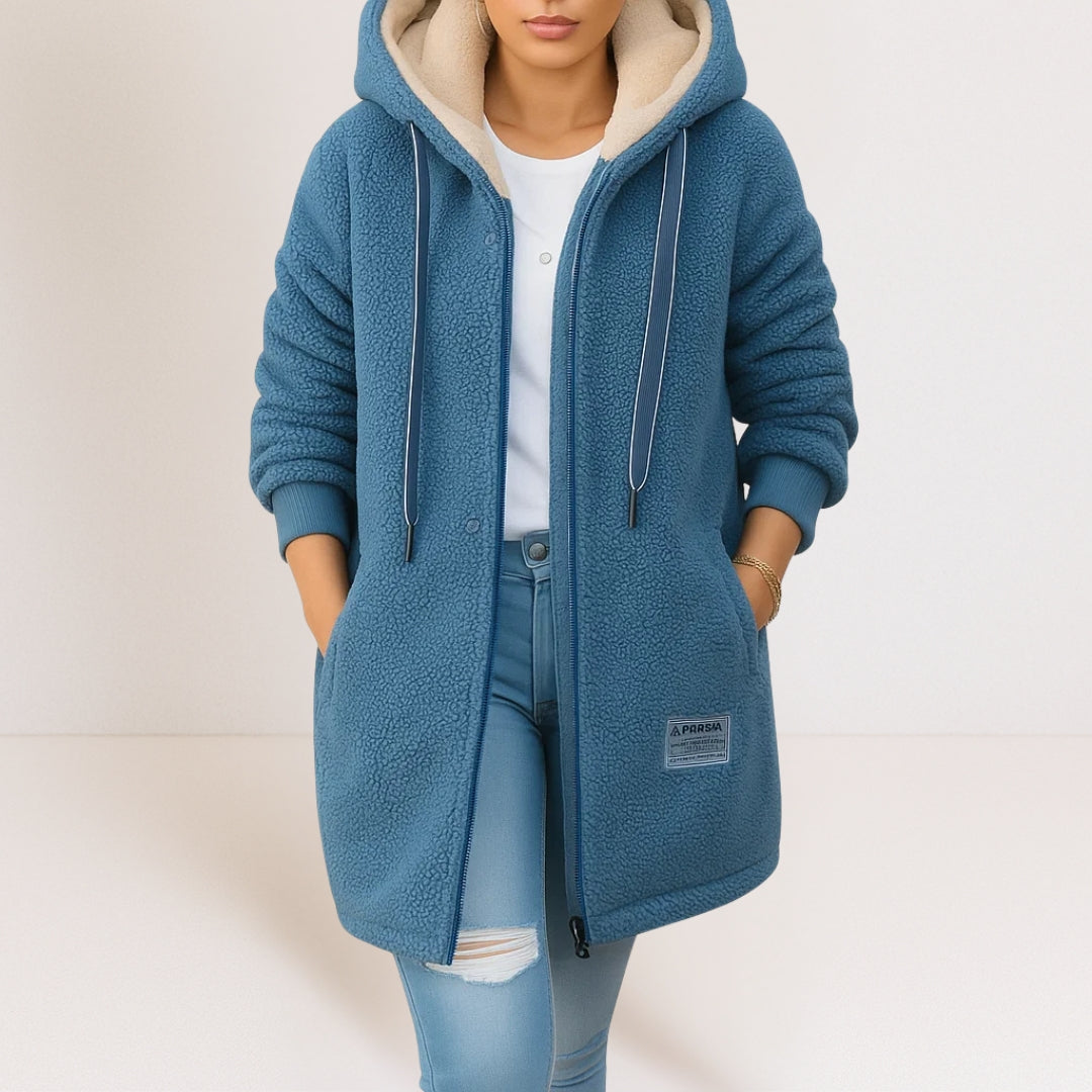 PHOEBE | Fleece jacket with hood