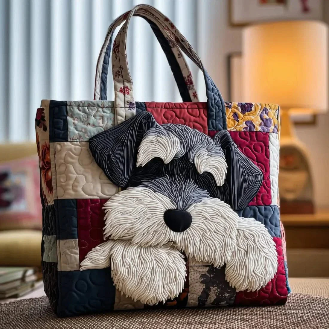 BARKSHIRE | Tote bag with dog-print artwork