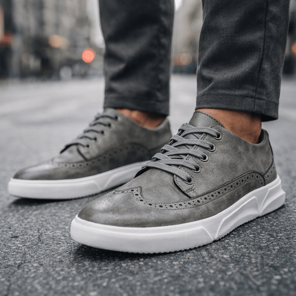 CALDWELL | Sneakers with brogue detailing