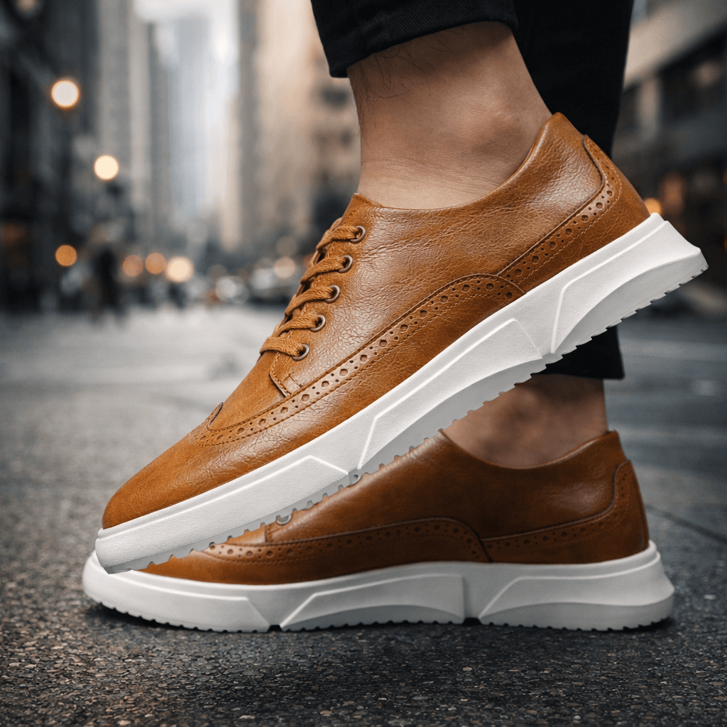CALDWELL | Sneakers with brogue detailing