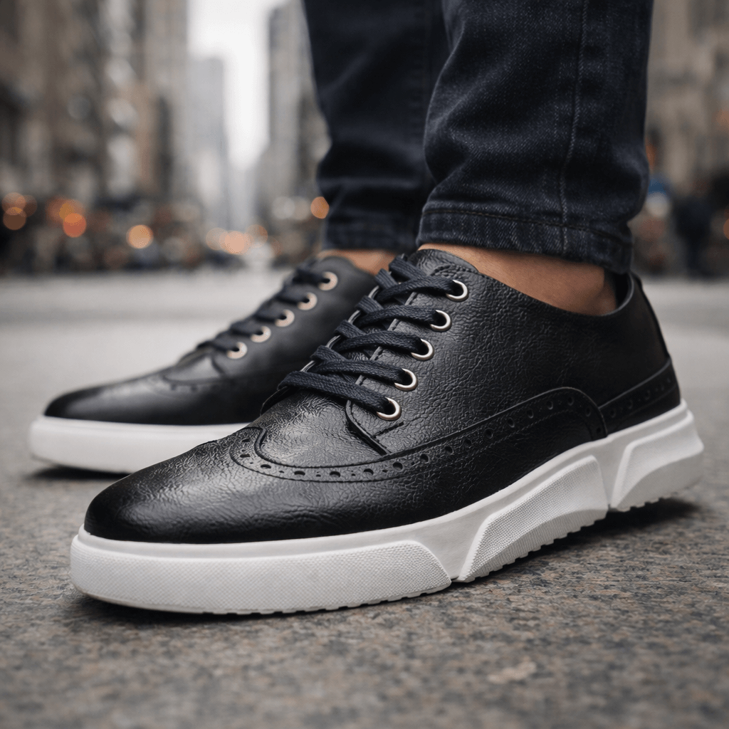 CALDWELL | Sneakers with brogue detailing
