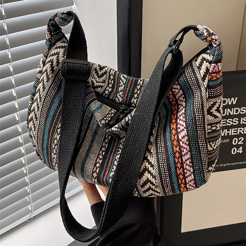 FLORENCE | Crossbody bag with tribal pattern