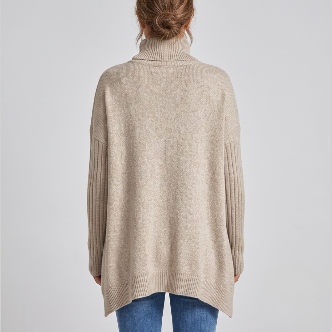 JANA | Turtleneck jumper with loose fit