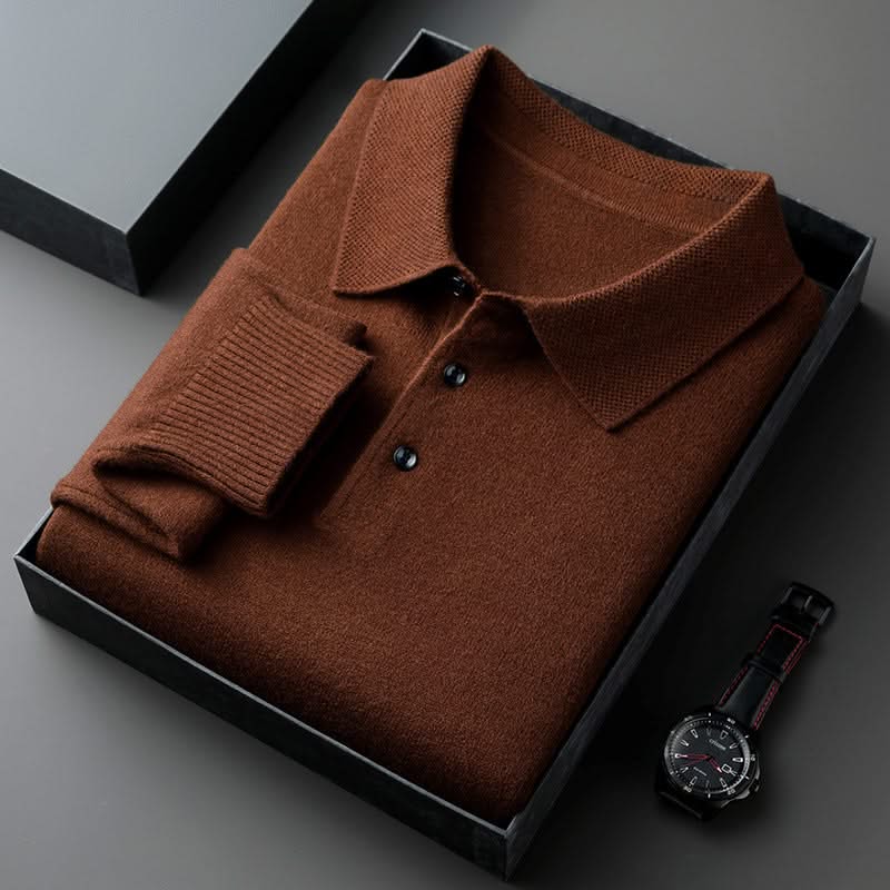 ELMWICK | Knit shirt with ribbed cuffs