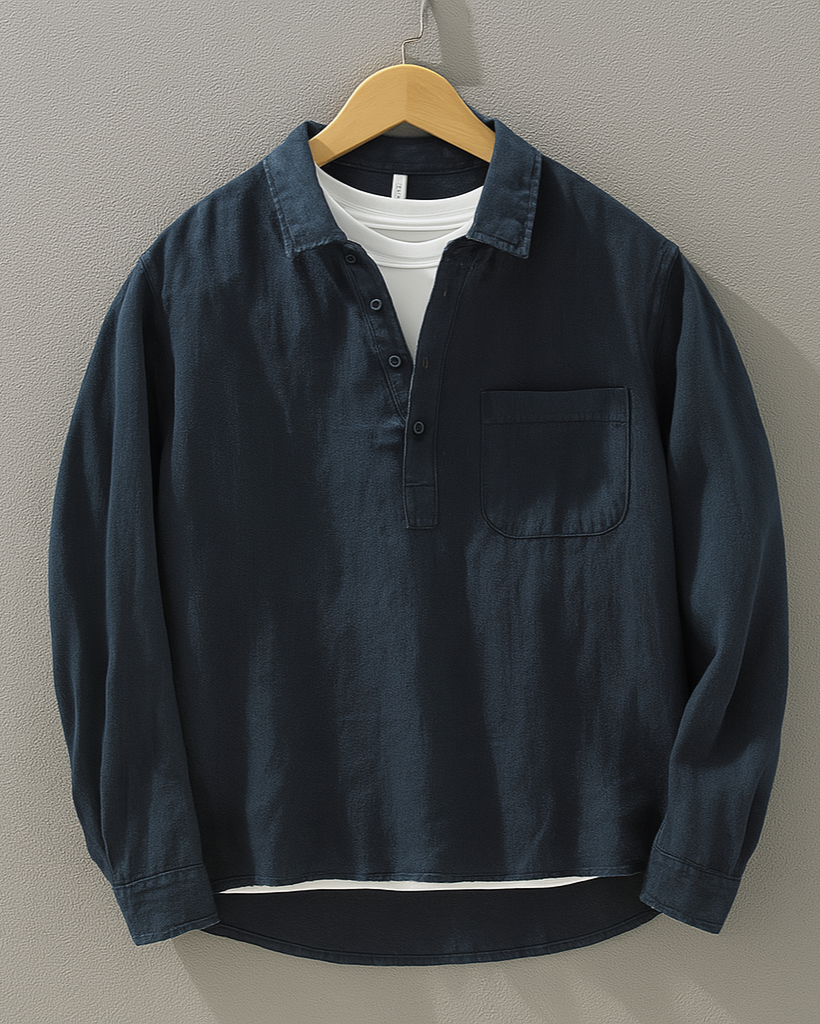 KYOTO | Shirt with half-placket detail