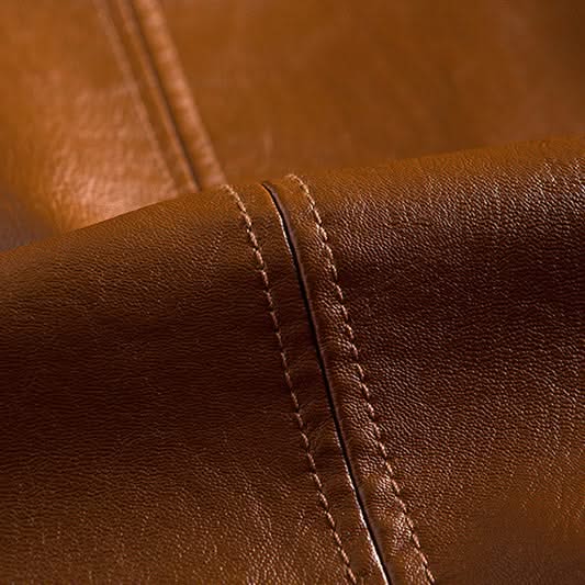 ALESSANDRO | Leather blazer with tailored fit