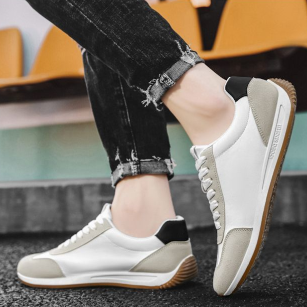 LYON | Retro sneakers with suede overlay