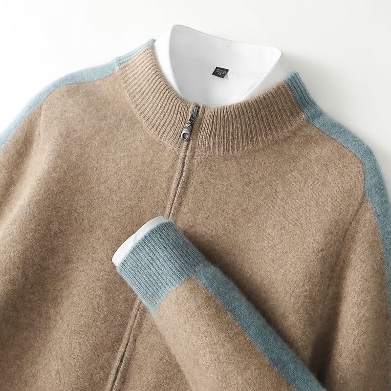 FERRARA | Zip-through cashmere jacket
