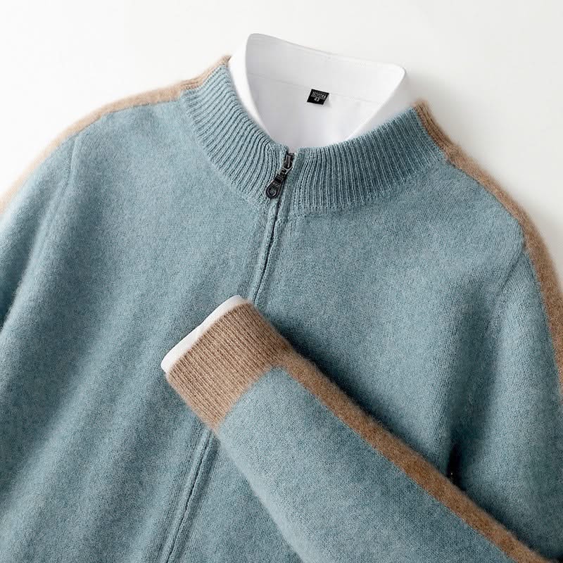 FERRARA | Zip-through cashmere jacket