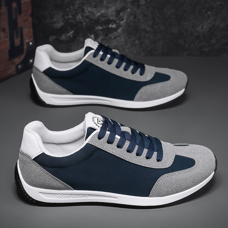 LYON | Retro sneaker with suede panels