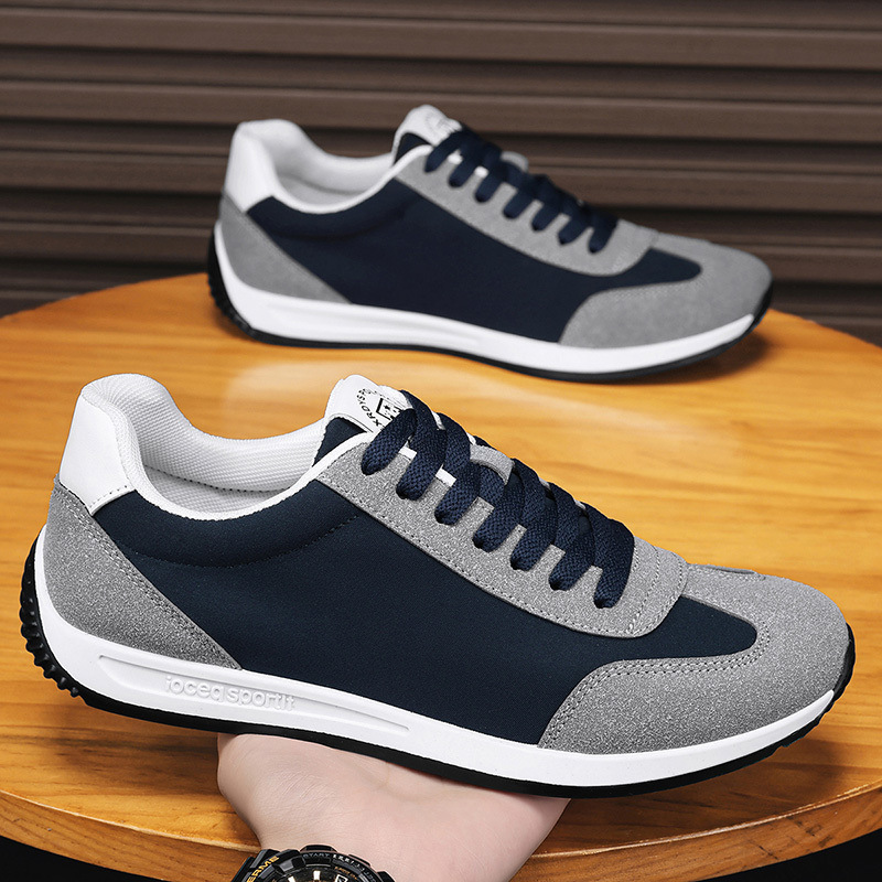 LYON | Retro sneakers with suede overlay