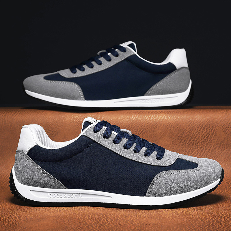 LYON | Retro sneakers with suede overlay