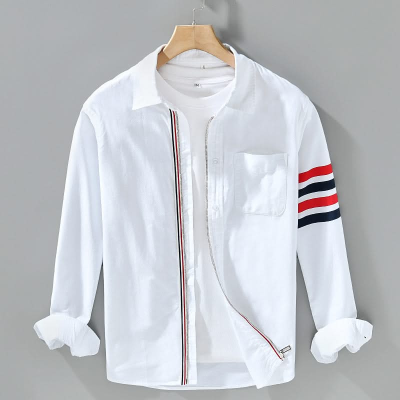 AUSTIN | Shirt with stripe trim