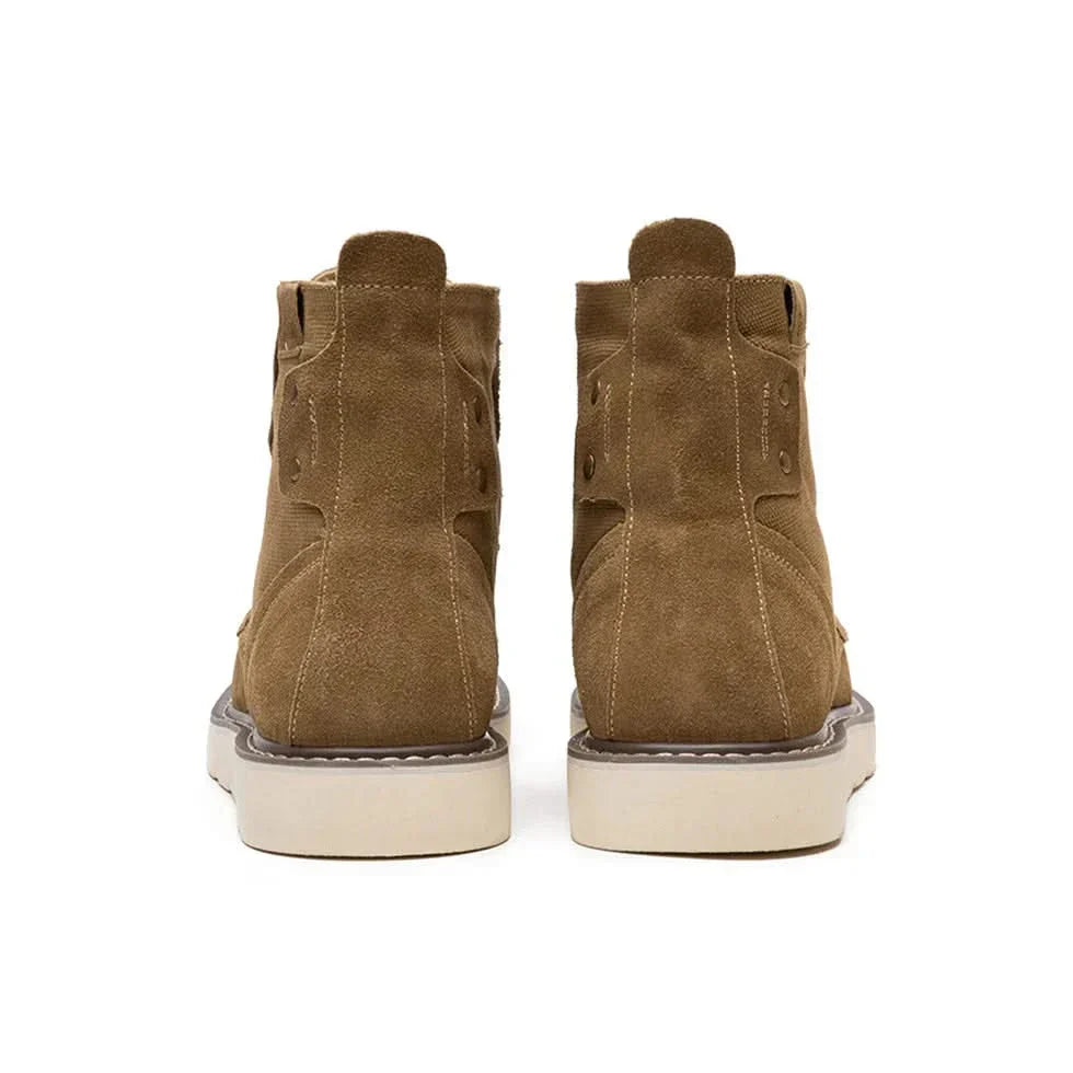 BRENDON | Boots with moc toe construction