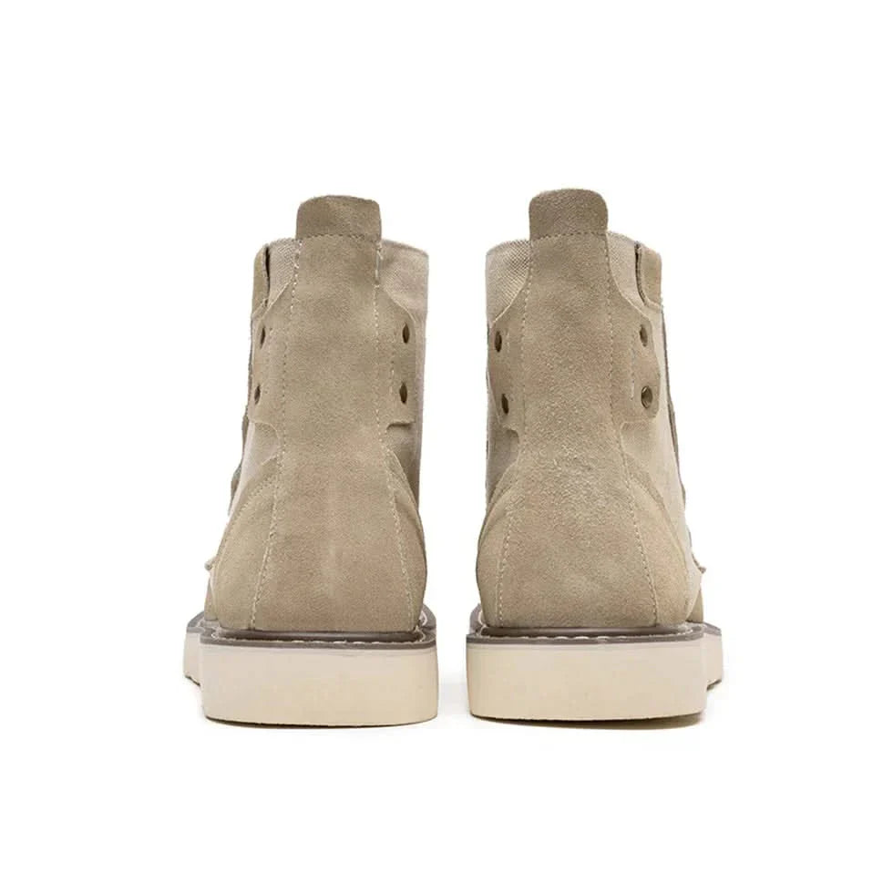BRENDON | Boots with moc toe construction