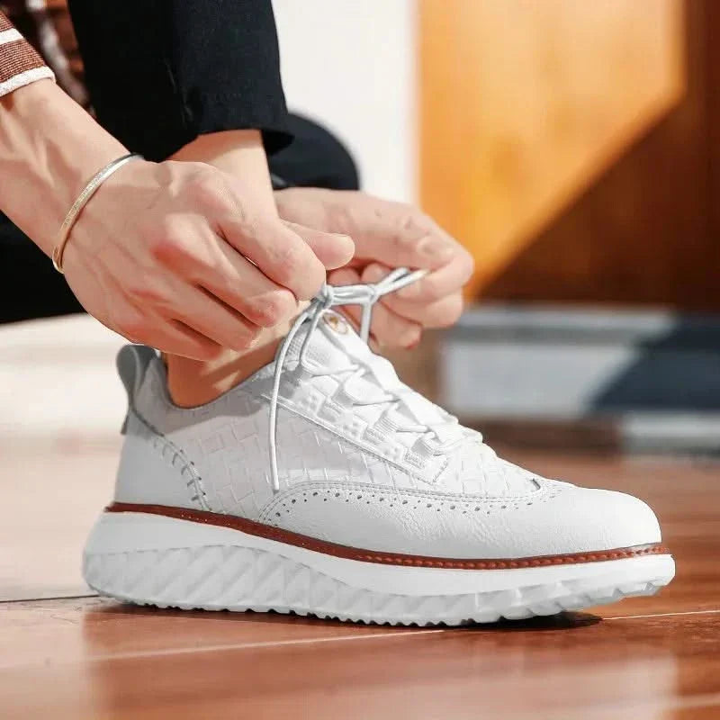 ALDEN | Leather sneaker with orthopedic insole
