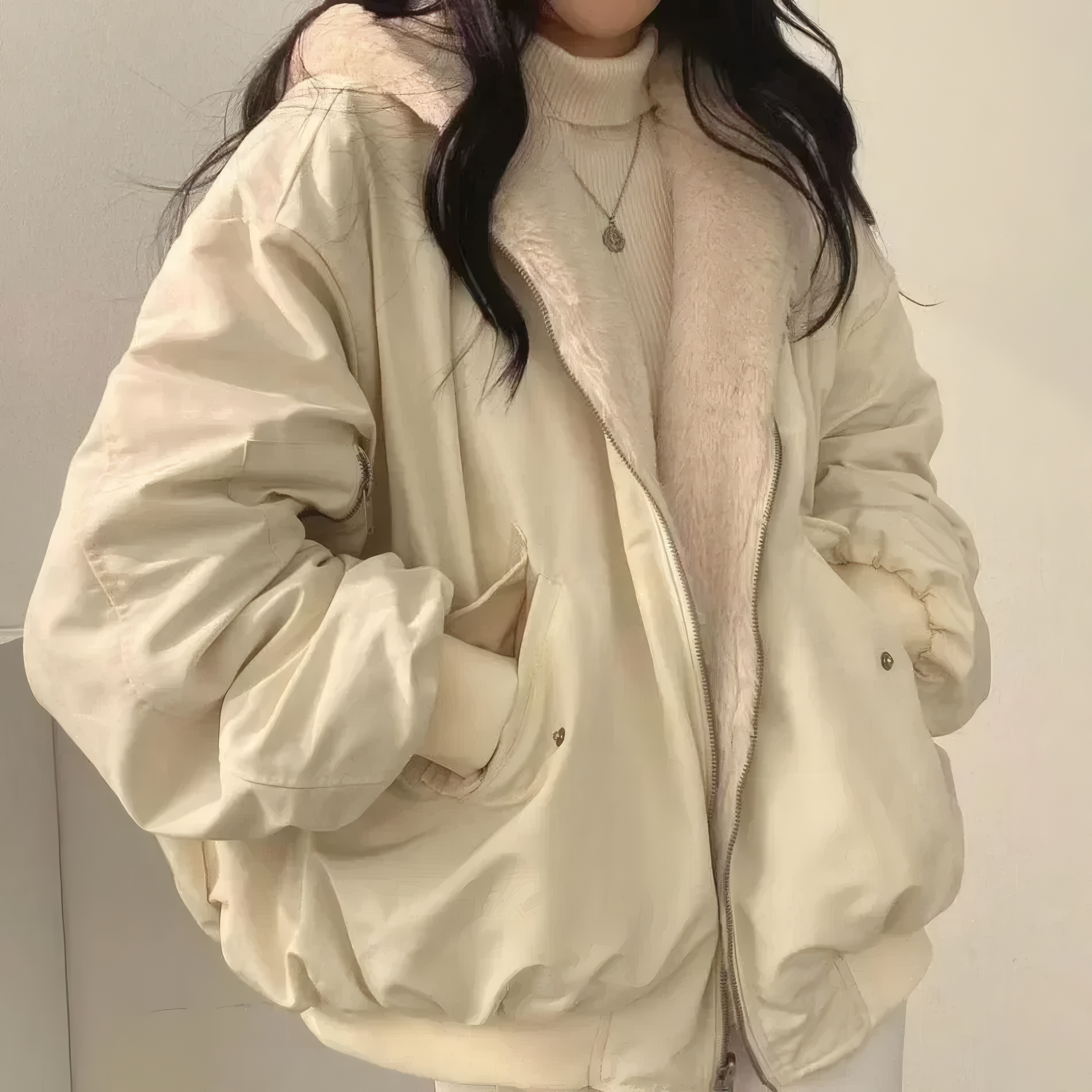 MARIVON | Reversible hooded jacket