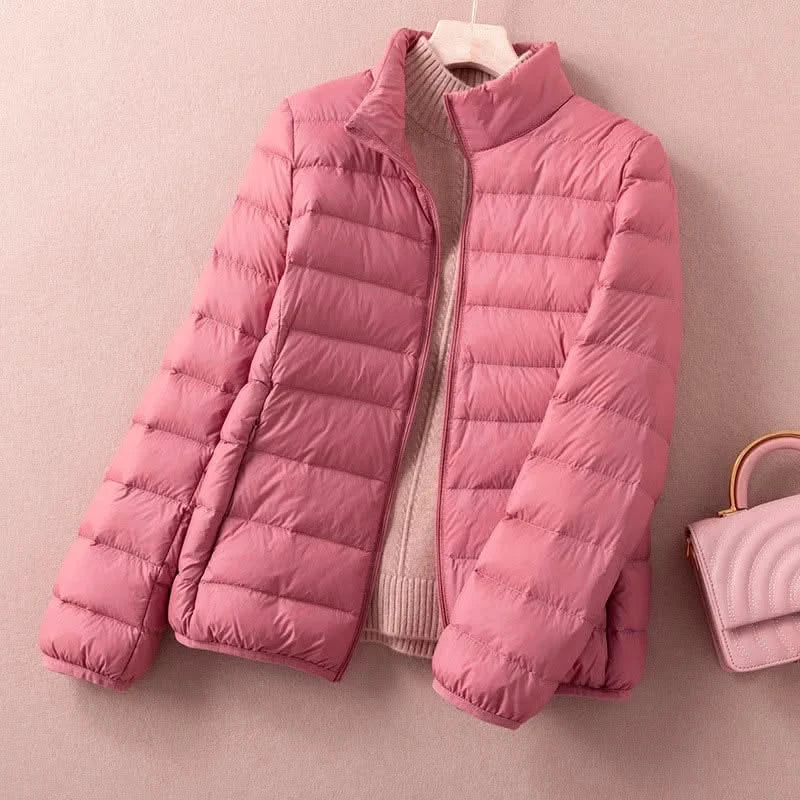 FREYA | Down jacket with stand collar