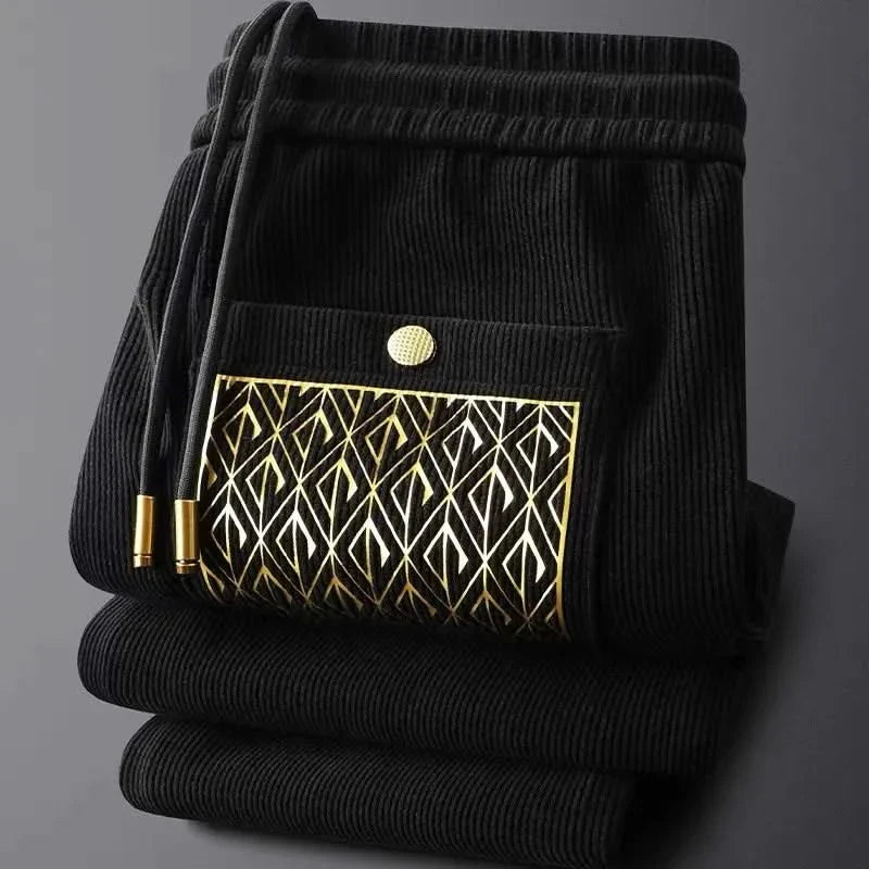 CAVO | Pants with ribbed texture