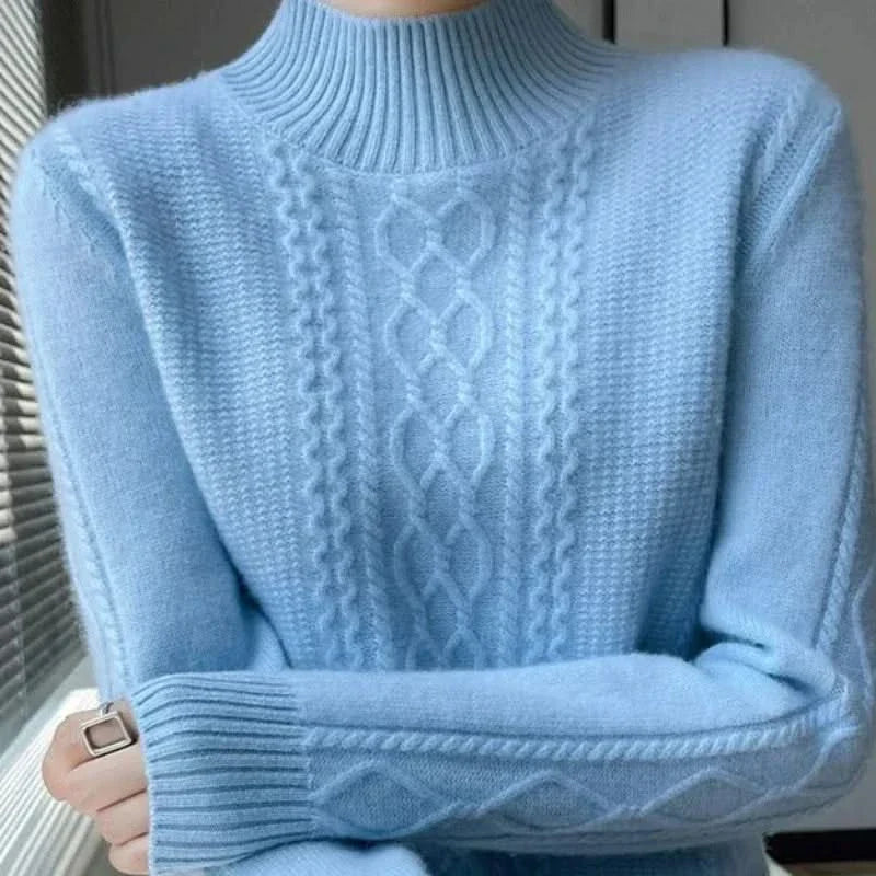 ELSIE | Turtleneck jumper with pattern