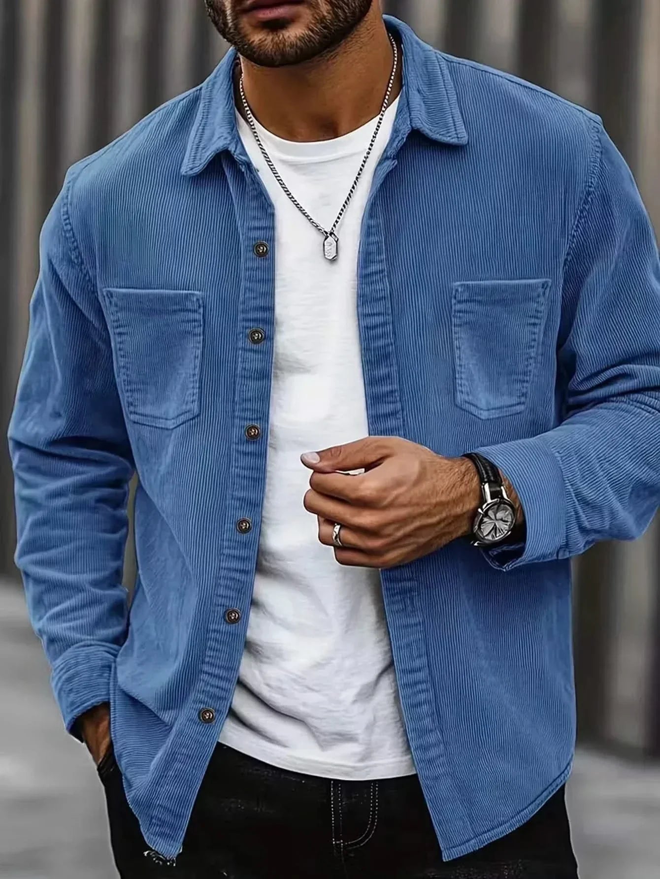 HARRIS | Corduroy shirt-jacket