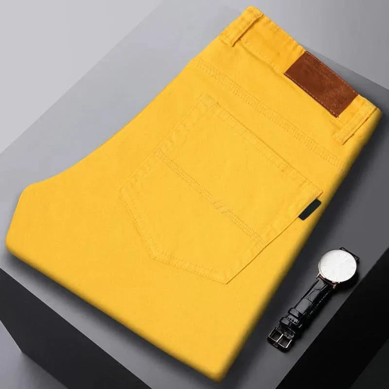 SARTORI | Stretch denim pants with colour