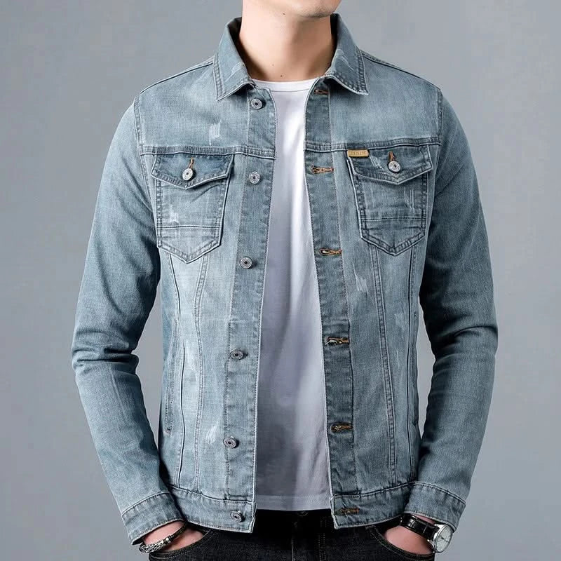 BILLY | Denim jacket with structured fit