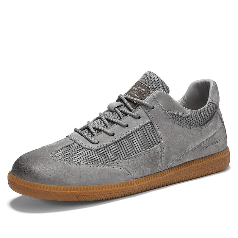 CALVINO | Leather sneaker with stitch detailing
