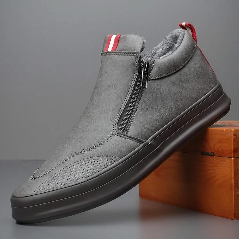 MORGAN | Leather sneakers with plush lining