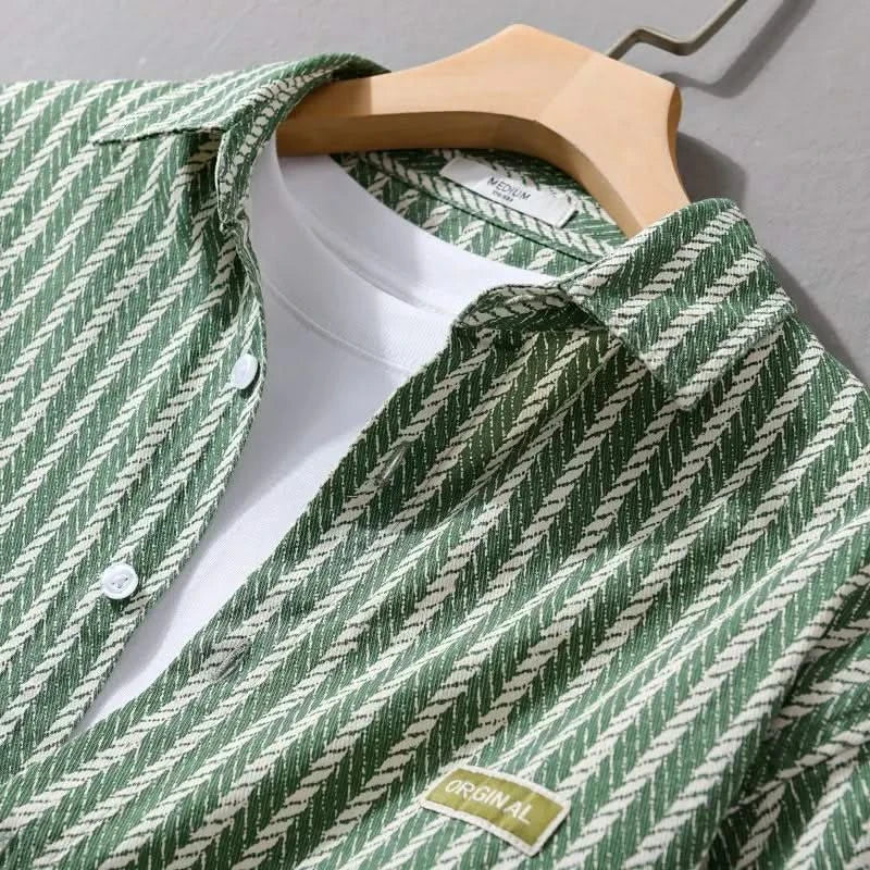 HALDRIN | Layered shirt with dual hem