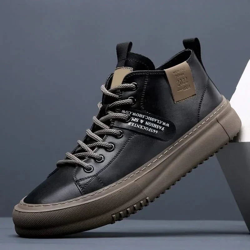 MARSTON | Leather sneakers with clean finish