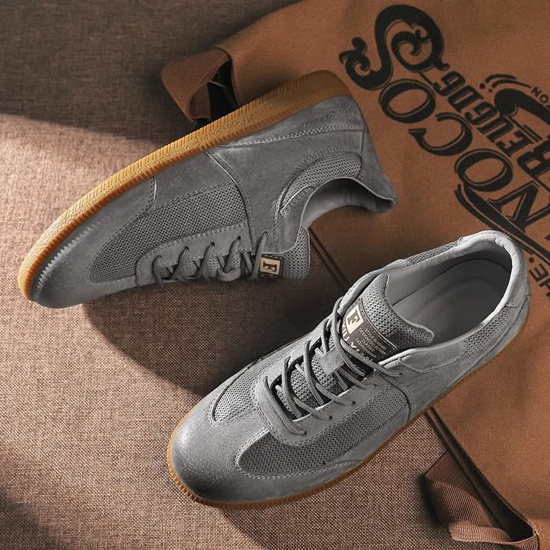 CALVINO | Leather sneaker with stitch detailing