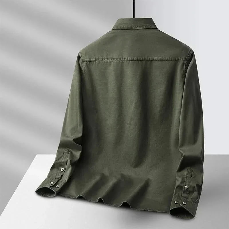 CORBIN | Overshirt with utility chest pockets