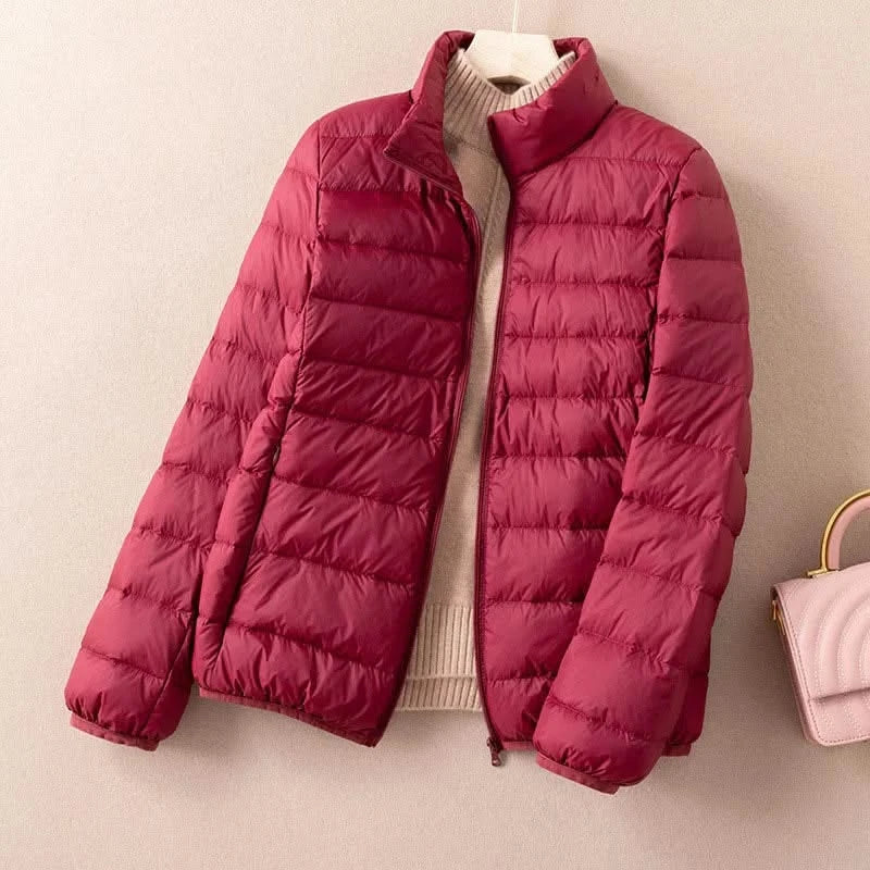 FREYA | Down jacket with stand collar