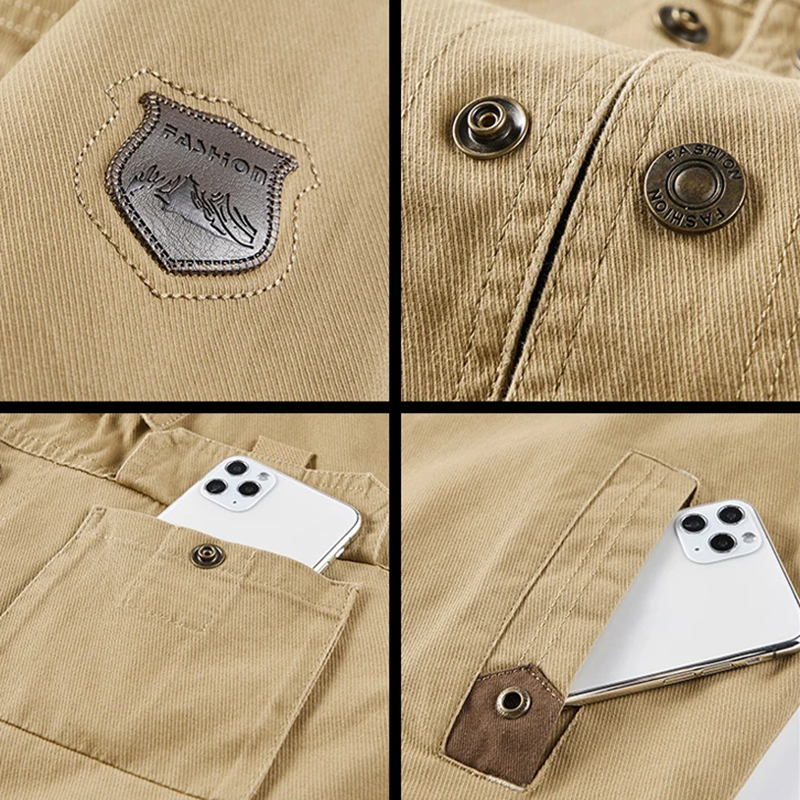 CALDWELL | Field jacket with snap-up closure
