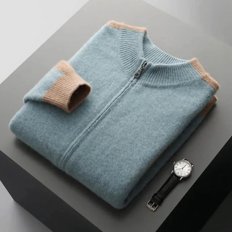 FERRARA | Zip-through cashmere jacket