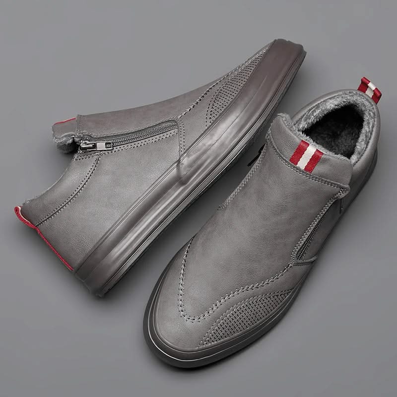 MORGAN | Leather sneakers with plush lining