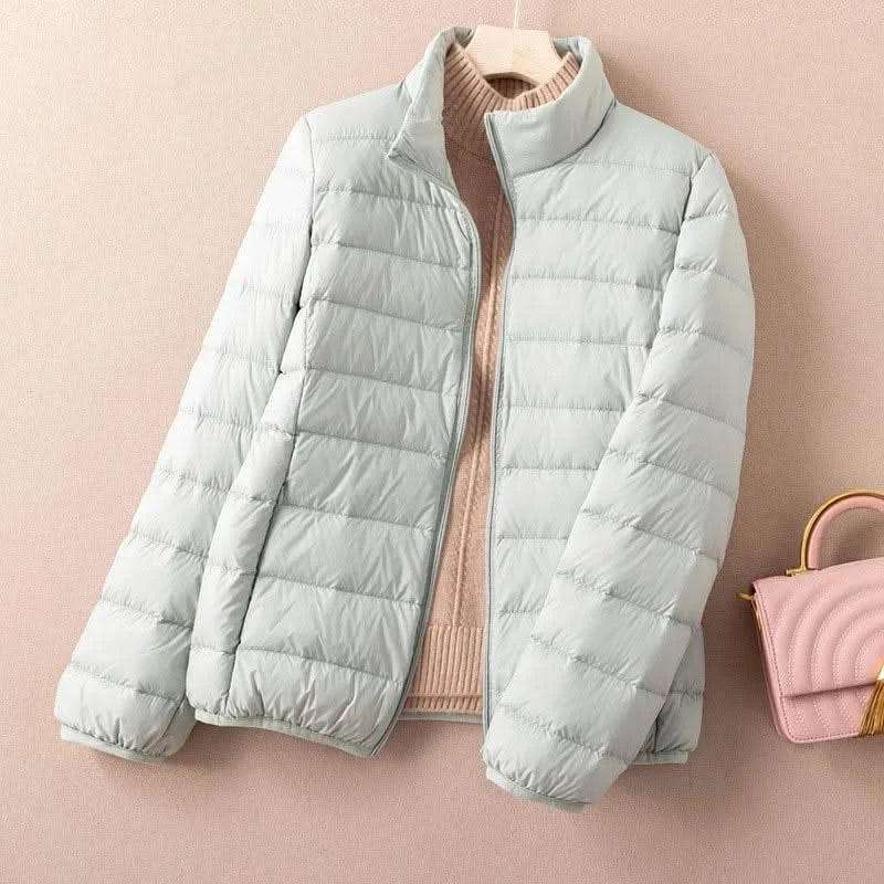 FREYA | Down jacket with stand collar