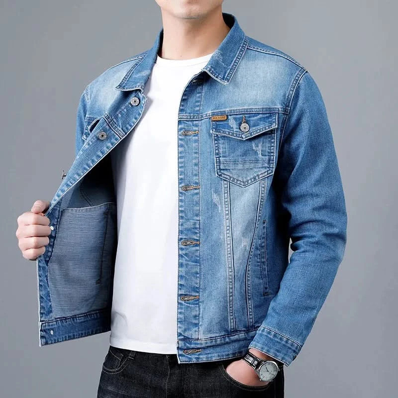 BILLY | Denim jacket with structured fit