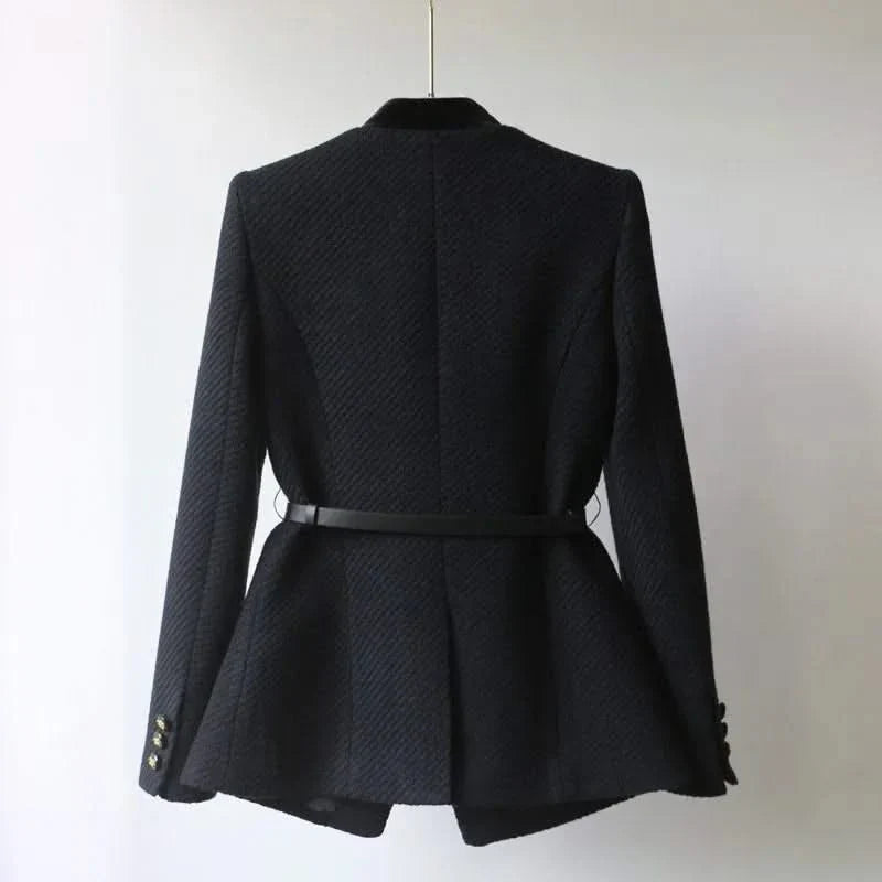 SANSA | Wool-blend jacket with buttoned closure